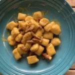 Gnocchi alla Carbonara di Zafferano