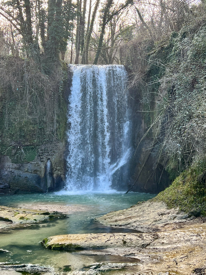 One of the hidden waterfalls in Sarnano
