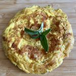 Frittata with Mortadella and herbs