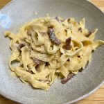 Photo of pasta with Prosciutto and Cream Sauce